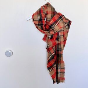 Tartan Plaid Blanket Scarf